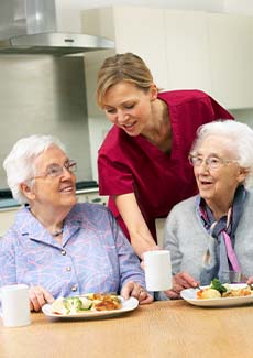 dining service at rehab center